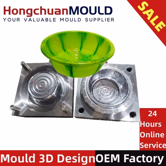 Outdoor Travel Portable Plastic Thickened Children′s Household Baby Washbasin Folding Basin Mould