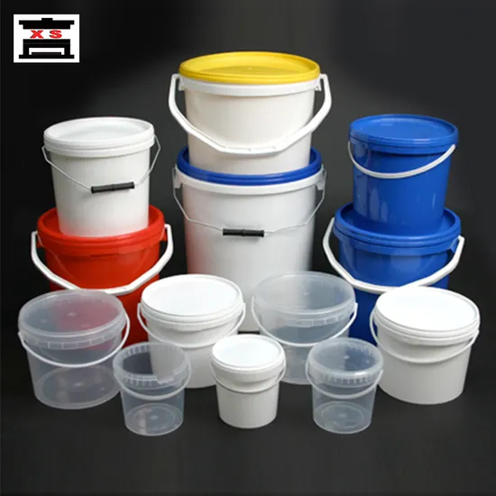 Different Liter Plastic Paint Bucket Injection Mould with High Quality