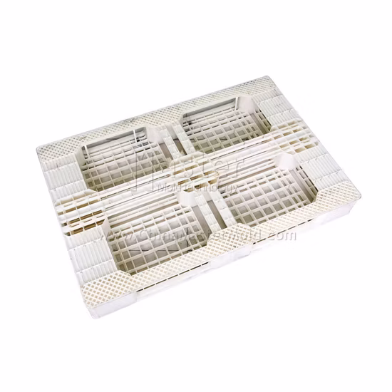Light Weight Rectangular Stackable Agriculture Mushroom Bean Crate Mould